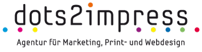 Logo der Werbeagentur dots2impress in Ebermannstadt